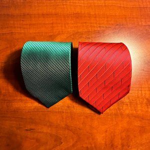 Men's 100%  Silk Ties lot of 2